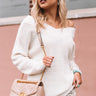 Easy To Adore Knit Sweater In Ivory Image - 1