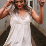 Island Obsession Lace Shift Tank In Champagne Image - 1