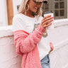 Brunching Babes Popcorn Knit Cardigan in Pink Image - 1