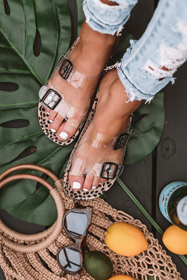 The Ally Cheetah Sandal Image - 2