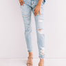 The Laurel Midrise Distressed Skinny Image - 1