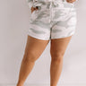 Let's Lounge Camo Shorts Curves Image - 1