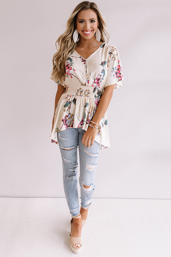 Cabo San Chic Floral Tunic Image - 4
