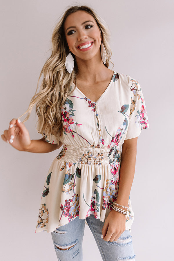 Cabo San Chic Floral Tunic Image - 3