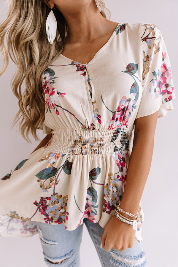 Cabo San Chic Floral Tunic Image - 1