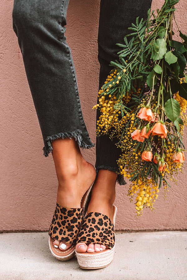 The Kelsie Espadrille Wedge In Leopard Image - 3