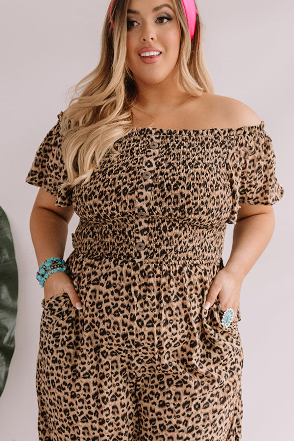 VIP Resort Leopard Jumpsuit Image - 3