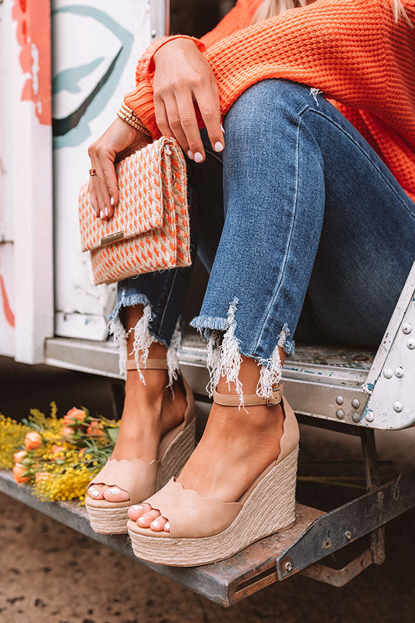 The Alaya Wedge In Tan Image - 1