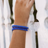 Pure Perfection Semi Precious Bracelet Set In Royal Blue Image - 1