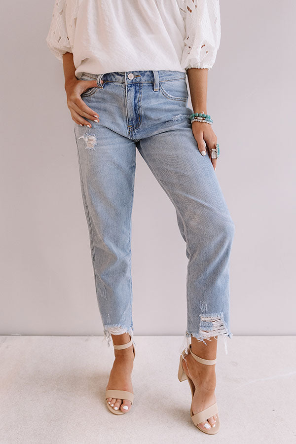 KanCan The Eloise High Waist Distressed Relaxed Skinny Image - 3