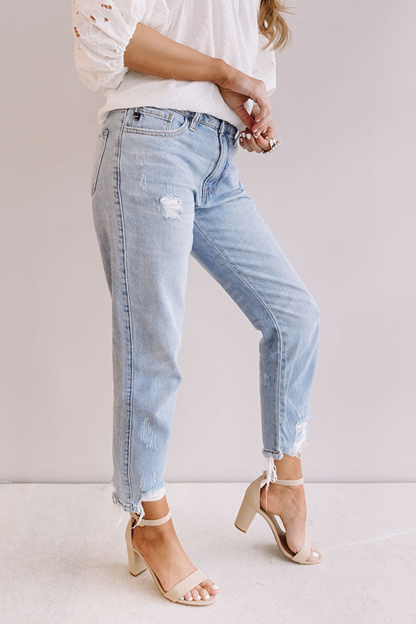 KanCan The Eloise High Waist Distressed Relaxed Skinny Image - 5