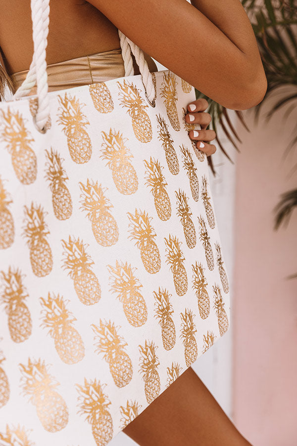 On Tropics Time Tote Image - 2