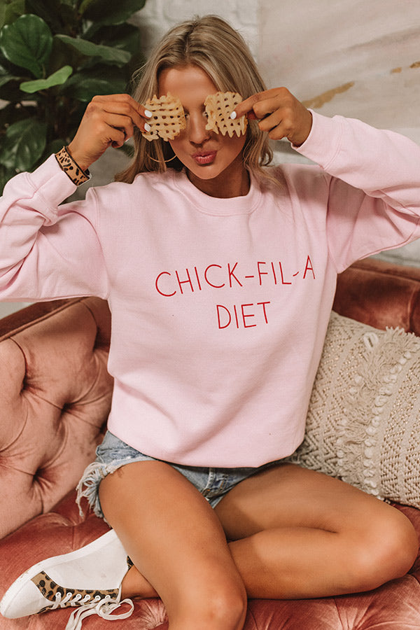 Chick-Fil-A Diet Sweatshirt Image - 2