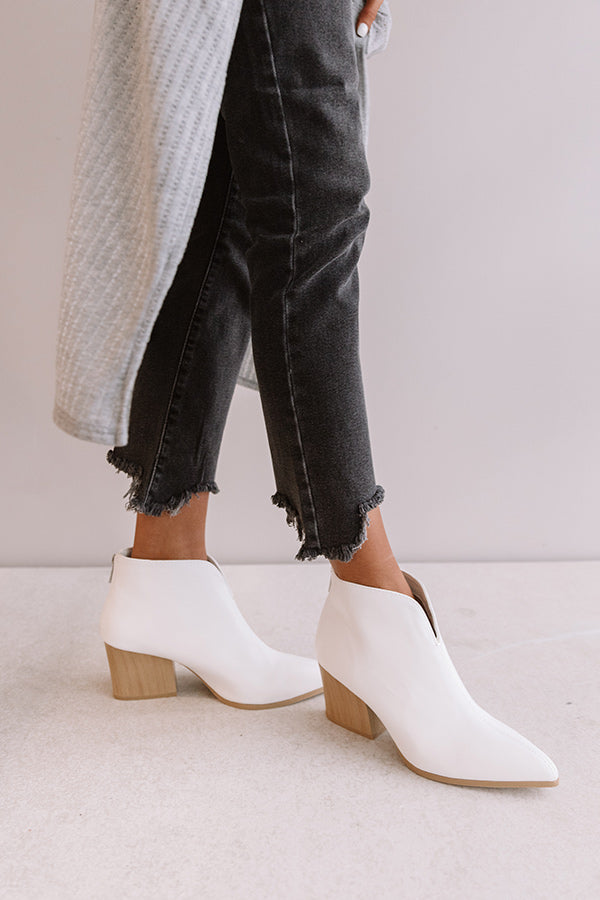 The Poppy Faux Leather Bootie Image - 3