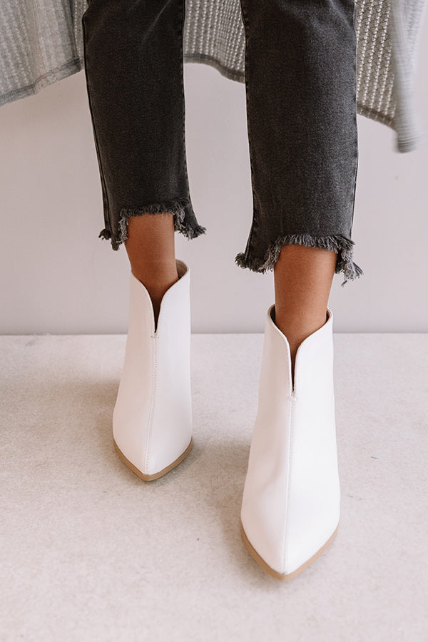 The Poppy Faux Leather Bootie Image - 2