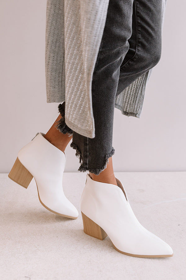 The Poppy Faux Leather Bootie Image - 1