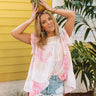 Splashes From The Sea Tie Dye Babydoll Top Image - 1
