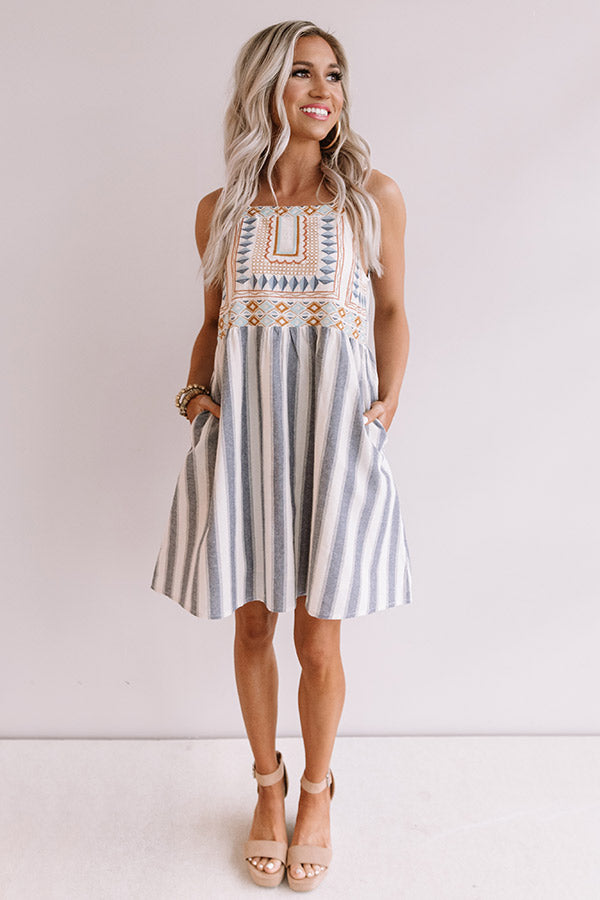 Harbour Island Happiness Embroidered Dress Image - 1