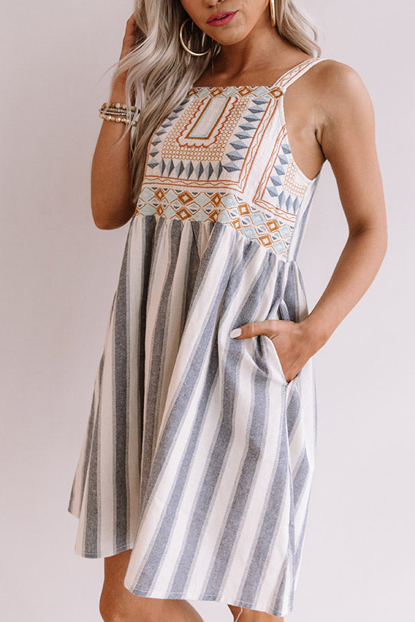 Harbour Island Happiness Embroidered Dress Image - 3