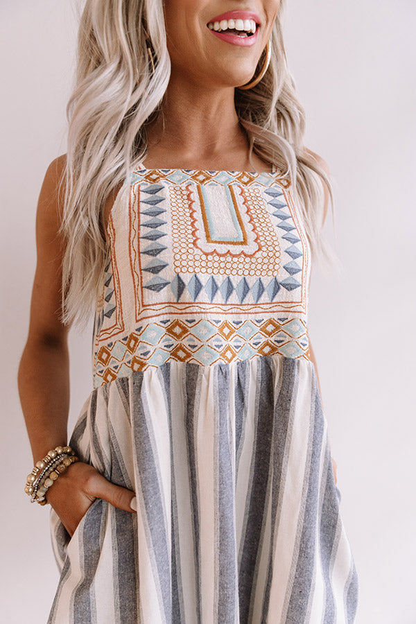 Harbour Island Happiness Embroidered Dress Image - 2