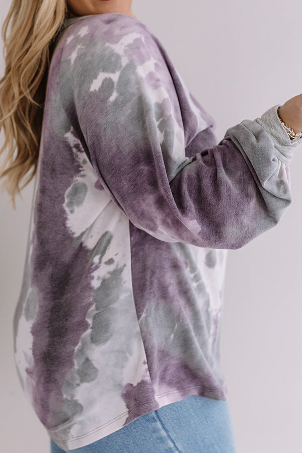 Best Of All Tie Dye Sweatshirt Curves Image - 3