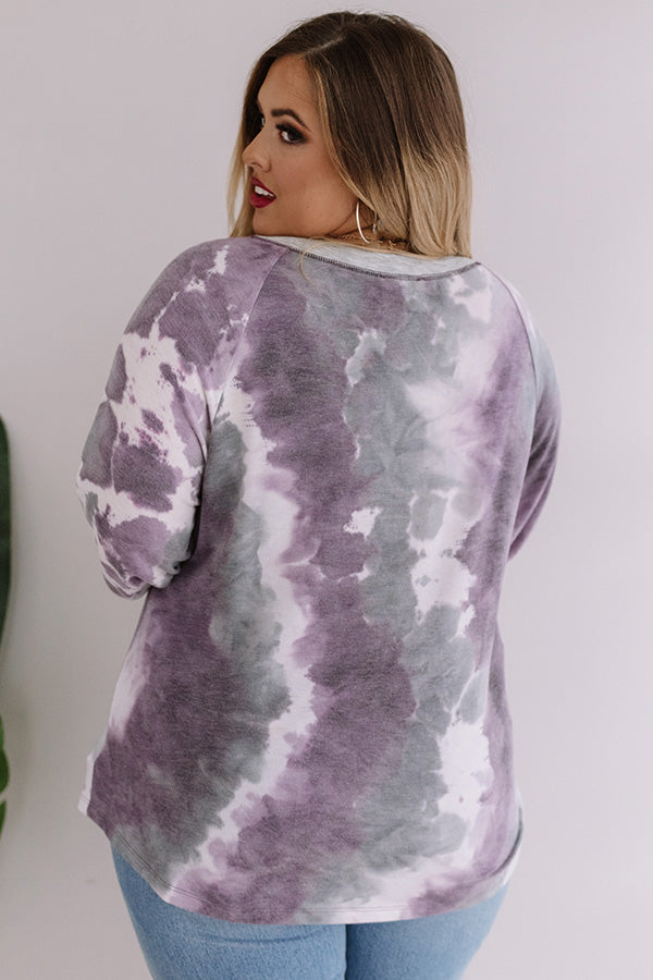 Best Of All Tie Dye Sweatshirt Curves Image - 4