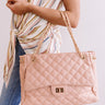 Paris Premier Quilted Tote In Blush Image - 1