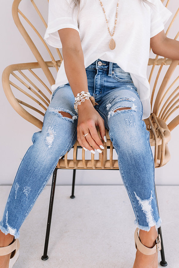 KanCan The Kent High Waist Distressed Skinny Image - 5