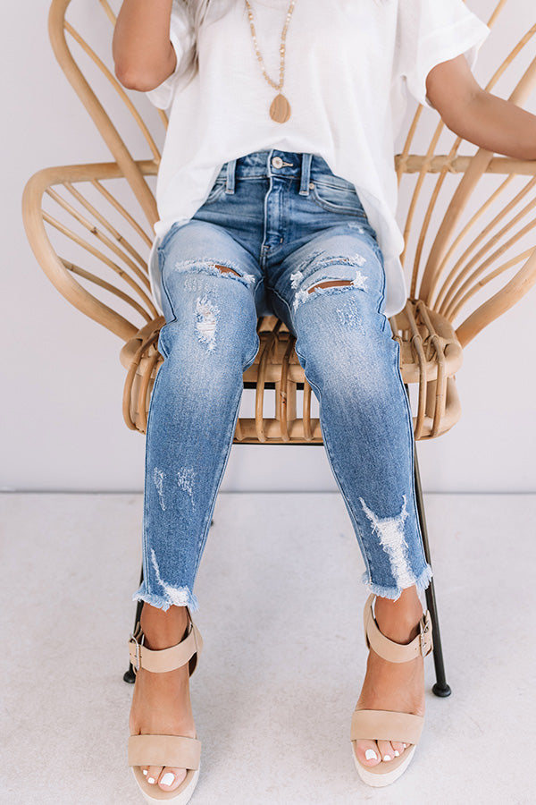 KanCan The Kent High Waist Distressed Skinny Image - 3