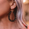Sun-Sational Beaded Earrings In Black Image - 1