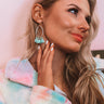 Pieces Of Paradise Tassel Earrings In Ocean Wave Image - 1