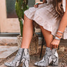 The Shay Snake Print Bootie Image - 1