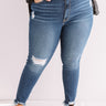 KanCan The Ella High Waist Distressed Ankle Skinny Curves Image - 1