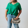 Coastal Chic Shift Tee In Emerald Curves Image - 1