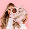 Glam Expectations Faux Leather Tote in Pink Image - 1