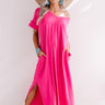Buena Vista Vacay T-Shirt Maxi In Pink Image - 1