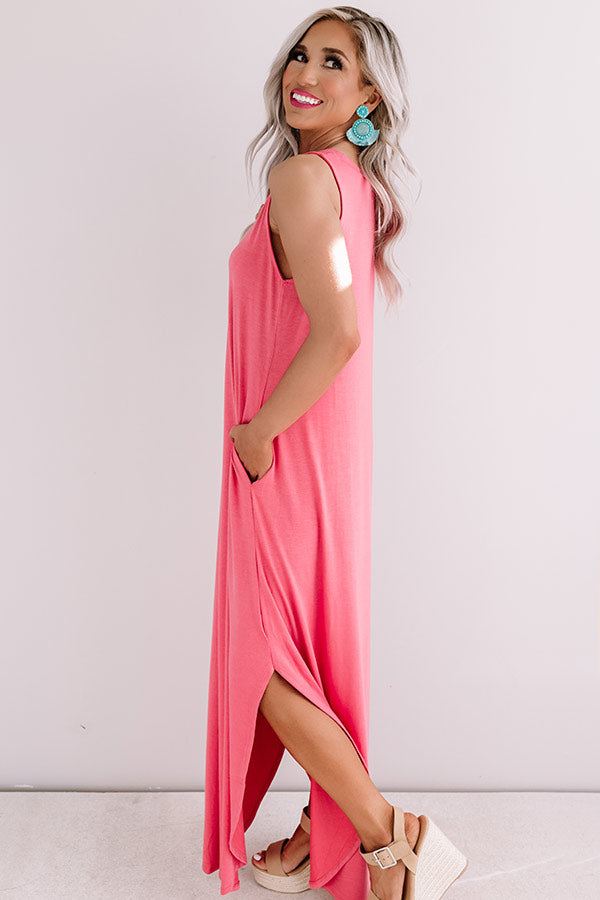 Pretty Prophecy Maxi In Blooming Dahlia • Impressions Online Boutique
