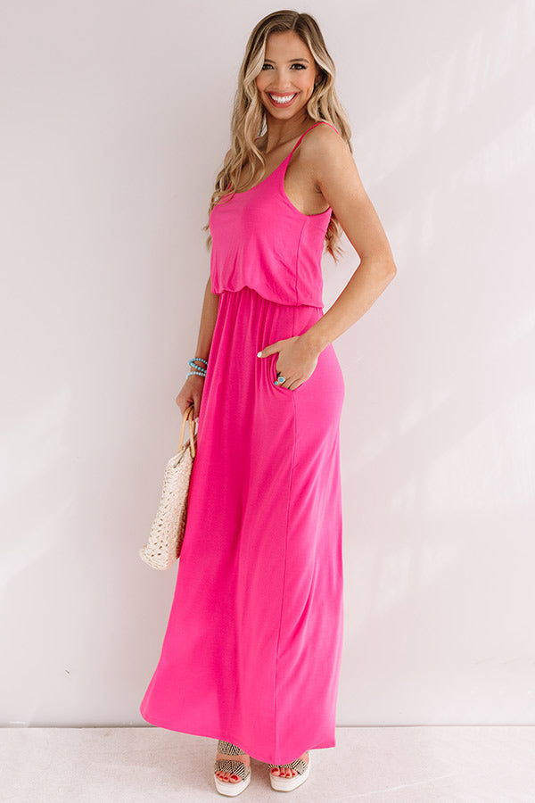Beachy Babe Maxi In Pink Image - 4