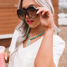 Upside Chic Tortoiseshell Sunnies With Ombre Lens Image - 1