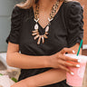 Chic Reputation Leopard Necklace Image - 1
