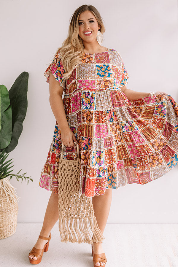 Sunkissed Chic Babydoll Dress Curves Image - 1