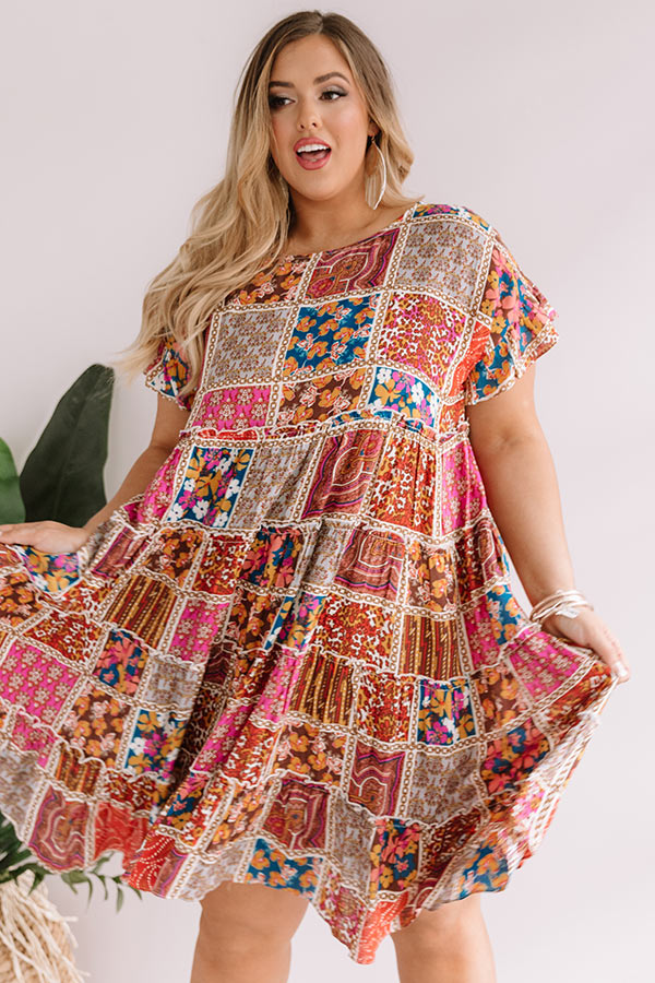 Sunkissed Chic Babydoll Dress Curves Image - 2