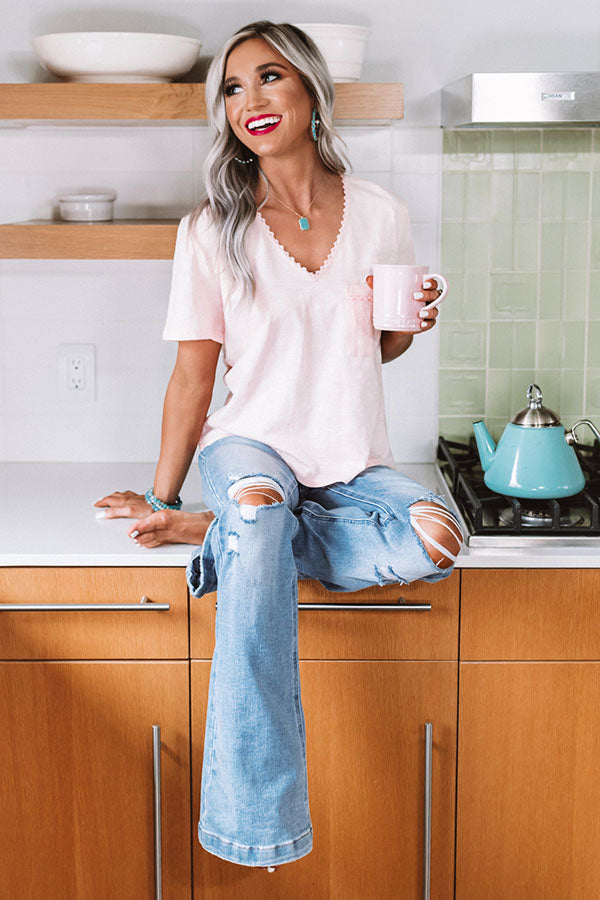 Cabo And Chill Shift Top In Pink Image - 1