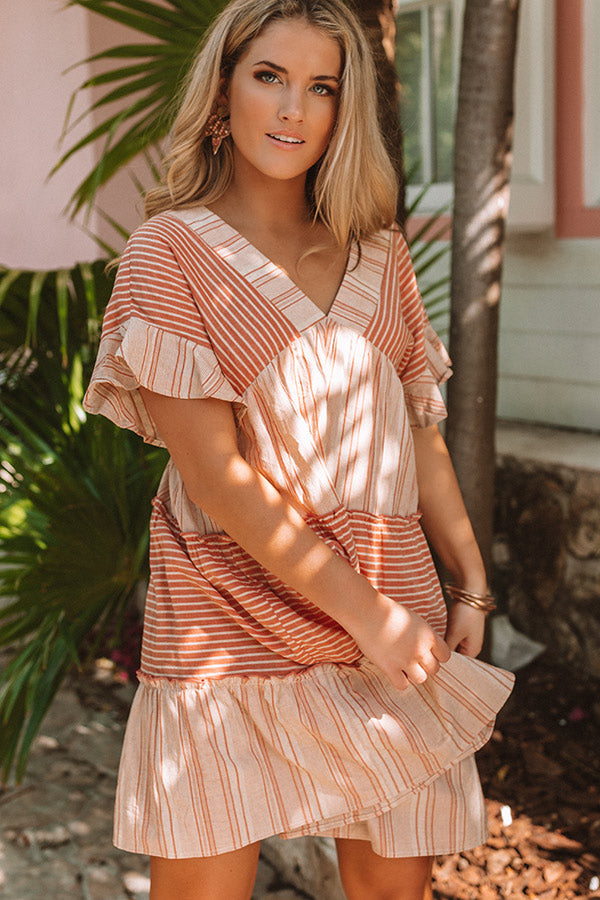 Summer Sway Stripe Linen Dress