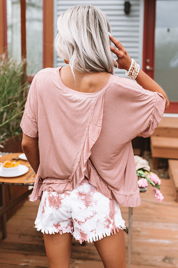 The Braylan High Waist Tie Dye Shorts Image - 5