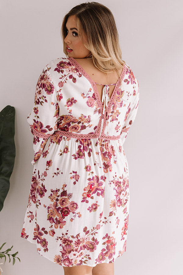 Kisses In Costa Maya Babydoll Dress In Ivory Curves Image - 3