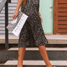 Flirty Fling Cheetah Print Midi Skirt In Black Image - 1