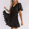 Tuscan Twirls Dress In Black Image - 1