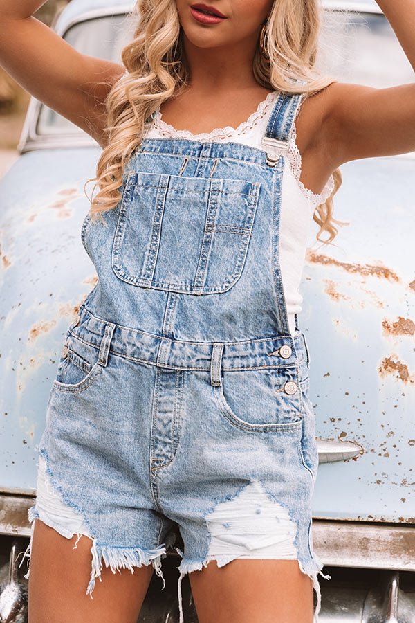 The Aubrey Distressed Overall Image - 5