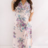 Feeling Decadent Floral Maxi Dress in Peach Curves Image - 1